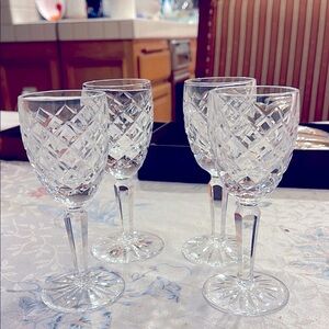 Elegant Waterford Crystal Comeraph Sherry  Glasses Set of 4